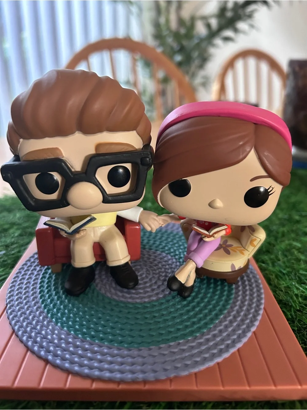 Funko Pop! Moment Disney Pixar Up Carl & Ellie Holding Hands Vinyl Figure No Box